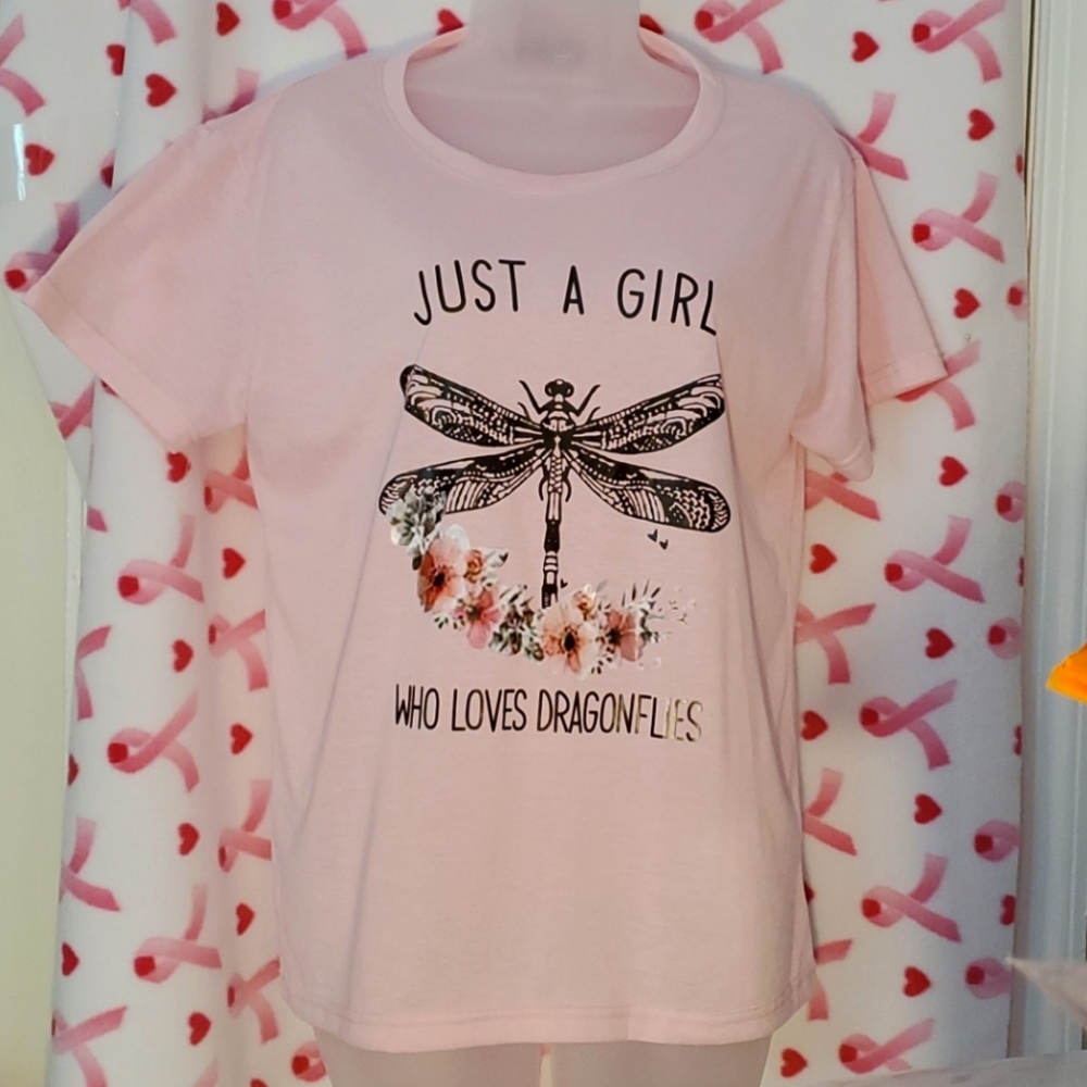 NWOT Dragonfly Iron on Tshirt - Picture 2 of 8